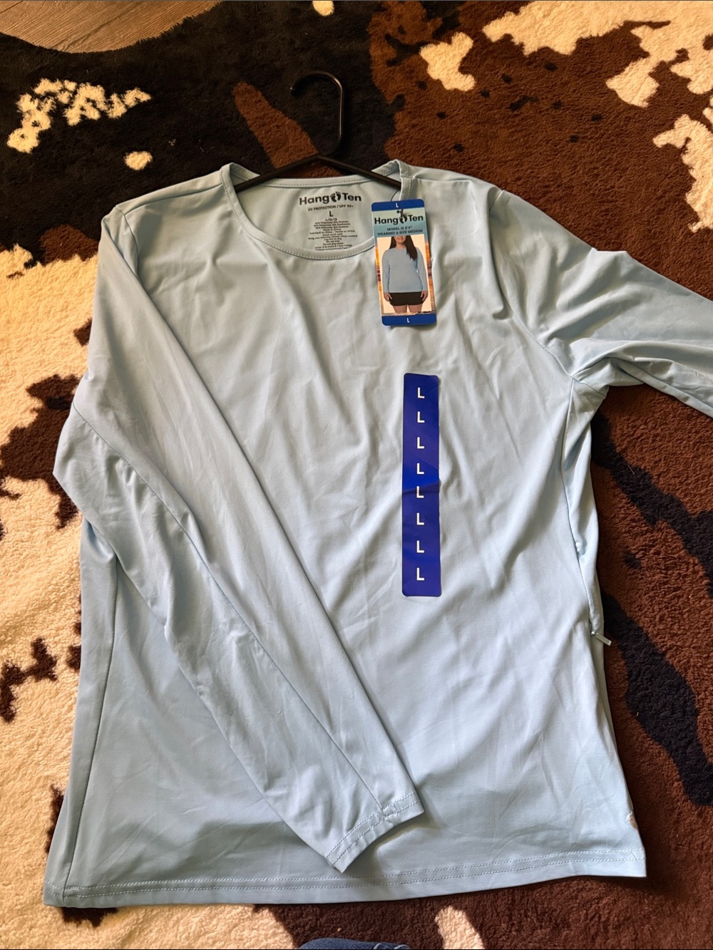 Hang Ten Men's Long Sleeve Shirt - Pale Blue